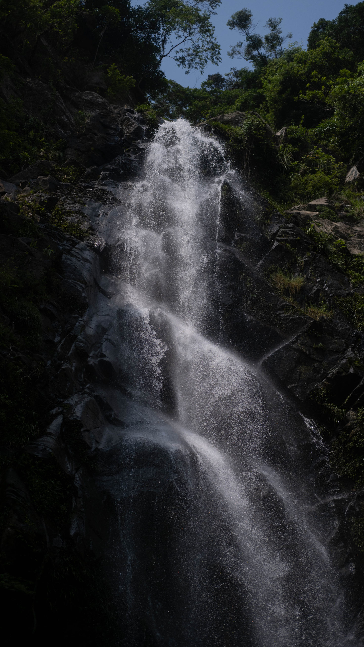 Waterfall at Bridal Falls, near Tai Po, Hong Kong